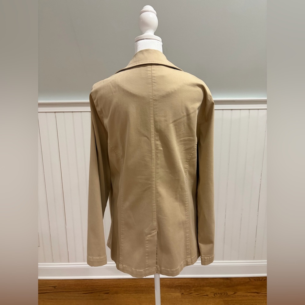 Liverpool Fitted Open Front Twill Blazer - Picture 13 of 16